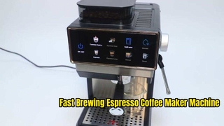 Süt Köpürtücülü Ticari Espresso Kahve Makinesi Makinesi | 20 Bar Kolay Kullanım OEM