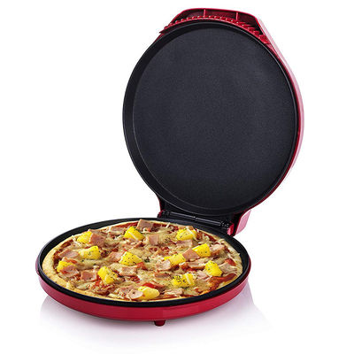 Sıcak satış yuvarlak muti-fuction mobil ev kullanımı pizza tava ve açık hava taşınabilir elektrikli pizza makinesi