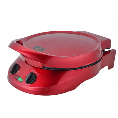 küçük mutfak cihazı NON-Stick 12 inç pizza makinesi ev için elektrikli pizza fırını