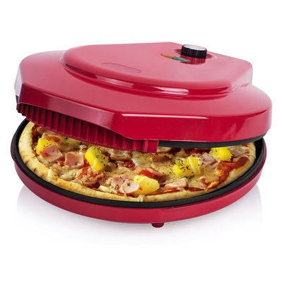 Yuvarlak Yapışmayan Sert Anodlu Kaplama Elektrik Pizza Taşı DIY Gıda Fırını Yüksek Kaliteli Kızartma Pizza Taşı Alüminyum Alaşımlı Pizza Taşı