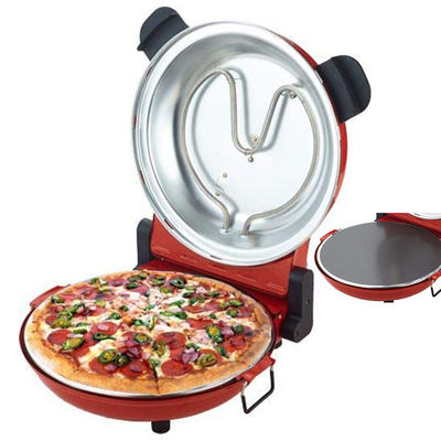 Pizza pişirmek için özel taşla elektrikli pizza makinesi 1200 W pizza fırını