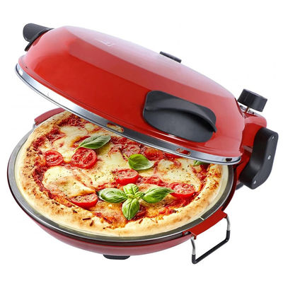 Pizza pişirmek için özel taşla elektrikli pizza makinesi 1200 W pizza fırını