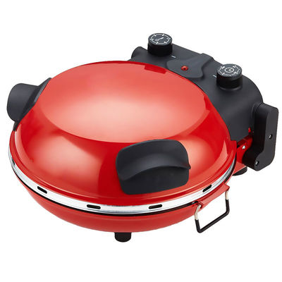 Pizza pişirmek için özel taşla elektrikli pizza makinesi 1200 W pizza fırını