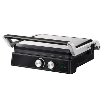4 dilim Ayrılabilir tabaklı elektrikli ızgara waffle maker Sandviç Panini Press İletişim ızgara 2200W değiştirilebilir tabaklar