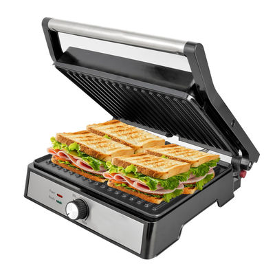 Çıkarılabilir plaka BBQ Panini Press Grill Griddle Dumansız iç mekan ızgara LED dokunmatik ekran Dijital temas ızgara