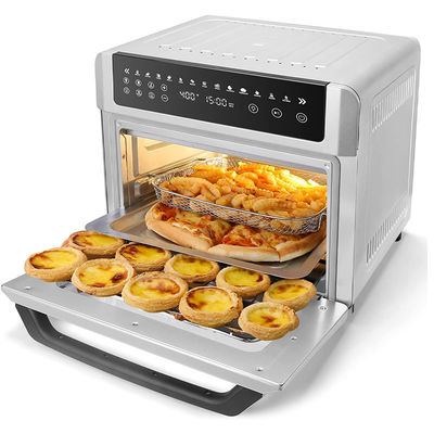 1700W hava kızartma fırını Fransız Kapısı 5.5L 6.5L 23L sağlıklı yağsız paslanmaz çelik