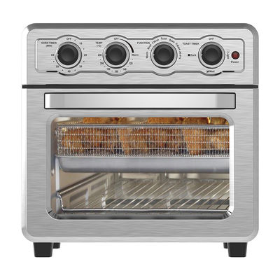 1700W hava kızartma fırını Fransız Kapısı 5.5L 6.5L 23L sağlıklı yağsız paslanmaz çelik