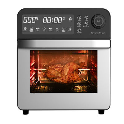 Yağsız 8L 1800W Dijital Paslanmaz Çelik Ev Kullanımı Dokunmatik Ekran Hava Kızartıcısı Buhar Akıllı