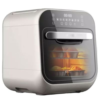 Yağsız 8L 1800W Dijital Paslanmaz Çelik Ev Kullanımı Dokunmatik Ekran Hava Kızartıcısı Buhar Akıllı