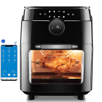 Paslanmaz çelik 1800W hava kızartıcı 12 L 14L 24L Dijital kontrol paneli Buharlı hava kızartıcı Fırın