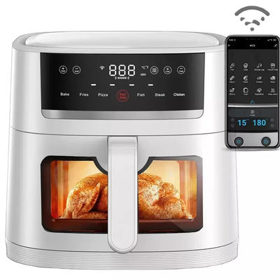 Elektrikli Wifi Tuya 3.5L 4L 5.5L 6.5L 8L 9L Akıllı Cam Yağsız Dondurucu