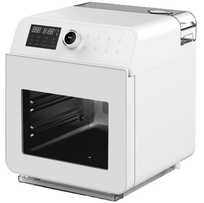 Buhar ve kurutma fonksiyonu ile 18L çift hava kızartması 2450W tost makinesi yağsız