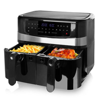 Çift sepetli, yağsız akıllı çift havalı kızartıcı 9L Dijital 2400W