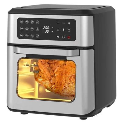 Dijital Ekranlı Buhar Dijital Hava Kızartıcısı Paslanmaz Çelik Rotisserie Tavuk ızgara makinesi