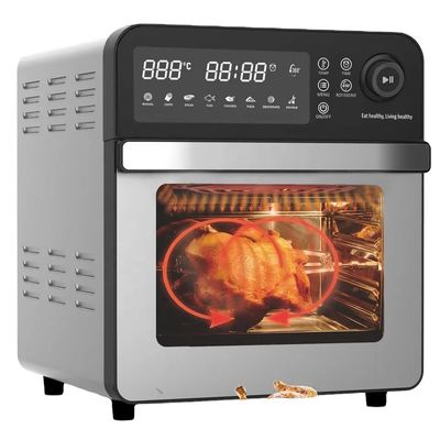 Dijital Ekranlı Buhar Dijital Hava Kızartıcısı Paslanmaz Çelik Rotisserie Tavuk ızgara makinesi