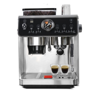 Otomatik Kahve Makinesi Paslanmaz Çelik Vücut Ev Akıllı İtalyan Espresso Kahve Makinesi