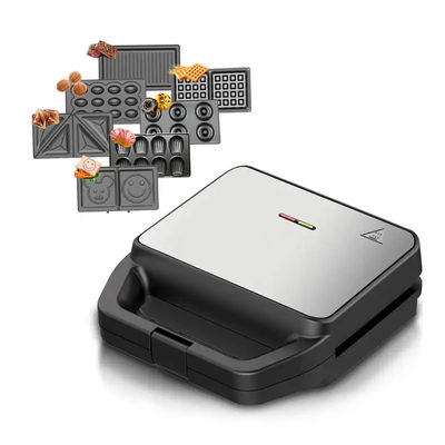 Çok fonksiyonlu 9 7 8 6 5 4 3 In 1 Ayrılabilir Elektrik Mini Waffle Maker Kahvaltı Ekmeği