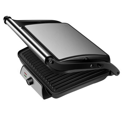 Çıkarılabilir 4 dilimli İç Ev Grillleri Panini Pressi Düğme Kontrolüyle