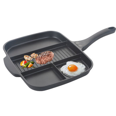 Küçük Mutfak Elektrikli Pres Grill 5 4 3 1 Bölünmüş Kızartma Tencere Grill
