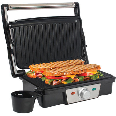 5 4 3 In 1 Bölünmüş Kızartma Tenceresi Barbekü Grill Elektrik 2000W