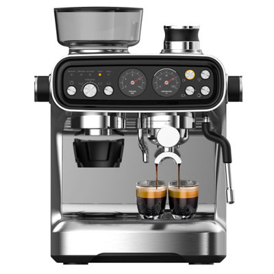Profesyonel Elektrikli Espresso Kahve Makinesi Güçlü 15/20bar Basınç Pompası Cappuccino Latte öğütücü