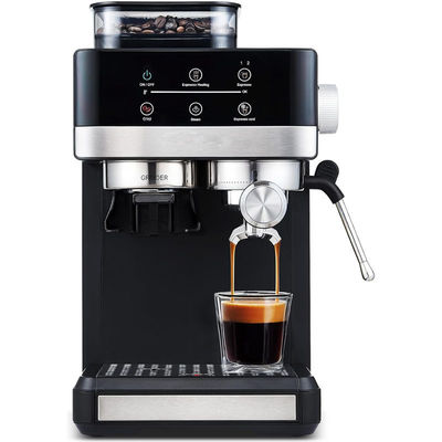 Profesyonel Elektrikli Espresso Kahve Makinesi Güçlü 15/20bar Basınç Pompası Cappuccino Latte öğütücü