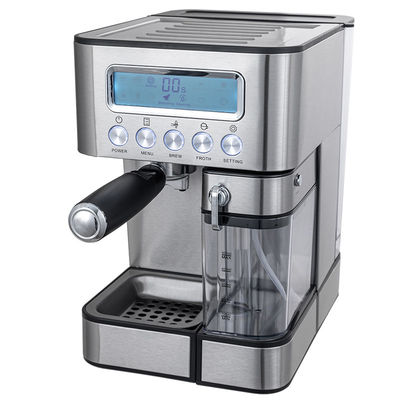Latte Cappuccino için manuel süt köpüğü ile yarı otomatik espresso kahve makinesi