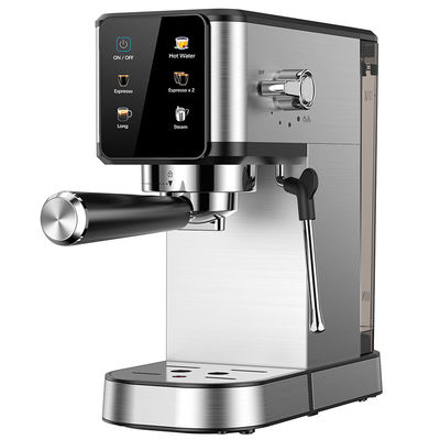 Otomatik Dijital Ev Termoblok Isıtma Ekspresso Kahve Makinesi Buhar Taşınabilir Akıllı İtalyan Espresso Kahve Makinesi