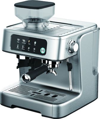 20 Bar İtalyan Express Espresso Makinesi fırçalı paslanmaz çelik koruma
