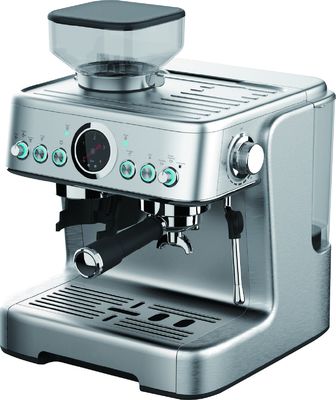 20 Bar İtalyan Express Espresso Makinesi fırçalı paslanmaz çelik koruma