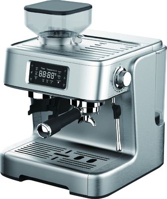 20 Bar İtalyan Express Espresso Makinesi fırçalı paslanmaz çelik koruma