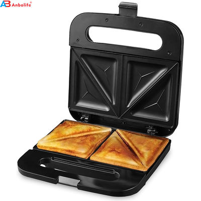 2 dilim derin doldurma sandviç makinesi ayırılabilir çörek krep makinesi BBQ ızgara yapışkan kaplama mutfak yemek makinesi