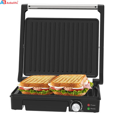 Elektrikli İletişim Bbq Dumansız ızgara Ev yemek makinesi Ayrılıklı 4/6 dilim Panini yapımcısı