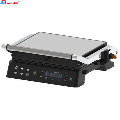 Elektrikli İletişim Bbq Dumansız ızgara Ev yemek makinesi Ayrılıklı 4/6 dilim Panini yapımcısı