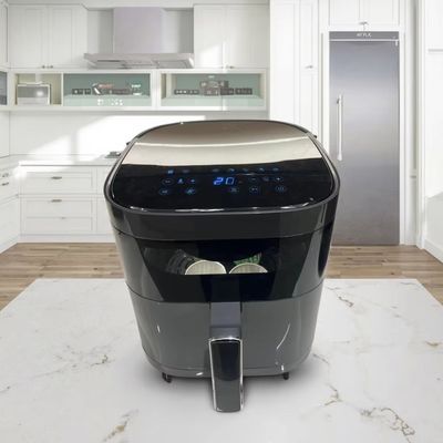 6l Akıllı Havadan Kızartma Fırını Paslanmaz Çelik Çok Fonksiyonlu Küçük Kare Sağlıklı Elektrik Ev için
