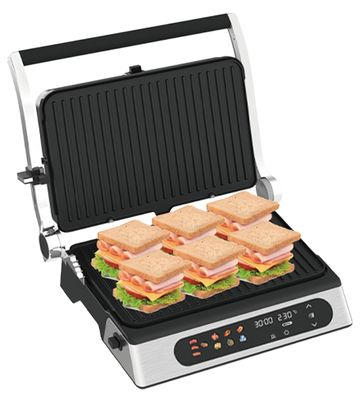 Elektrik Enerji Verimliliği Sınıfı A 2200w Waffle Panini Maker 1 Yıllık Garanti