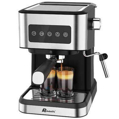 Anbo Dokunmatik Ekran Kontrolü Kahve ve Espresso Makinesi Çok fonksiyonel Kapuşino 20 Bar
