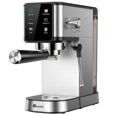 Anbo Dokunmatik Ekran Kontrolü Kahve ve Espresso Makinesi Çok fonksiyonel Kapuşino 20 Bar