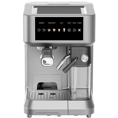 Anbo Büyük Dokunmatik Ekran Kontrolü Cappuccino Espresso Kahve Makinesi Mültifonksiyonel Mühürle