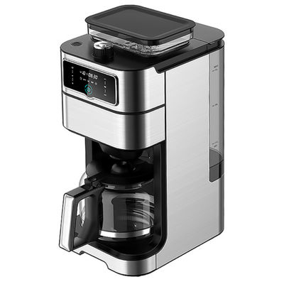 Anbo Büyük Dokunmatik Ekran Kontrolü Cappuccino Espresso Kahve Makinesi Mültifonksiyonel Mühürle