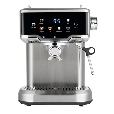 Anbolife 2026 New Stainless Steel 20 Bar 58mm Stainless Steel Funnel Semi-Automatic Expresso Coffee Machines System