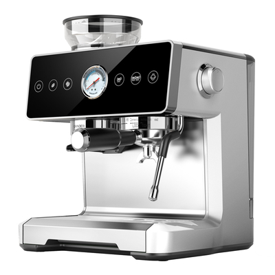Anbo New Full Function Espresso Coffee Machines 20bar Powerful Pressure Pump Latte Cappuccino Digital Control Coffee Machine
