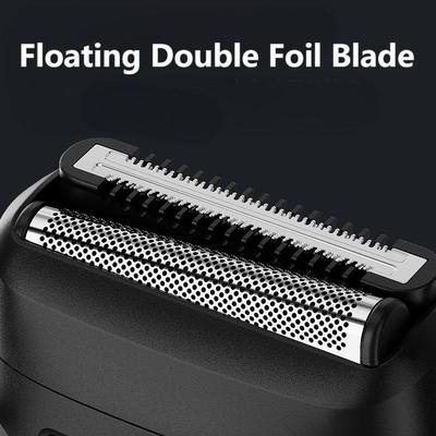 IPX7 su geçirmezliği ve 60 dakikalık çalışma süresi için 350mAh pilli küçük taşınabilir elektrikli traş makinesi