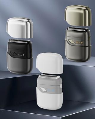 IPX7 su geçirmezliği ve 60 dakikalık çalışma süresi için 350mAh pilli küçük taşınabilir elektrikli traş makinesi