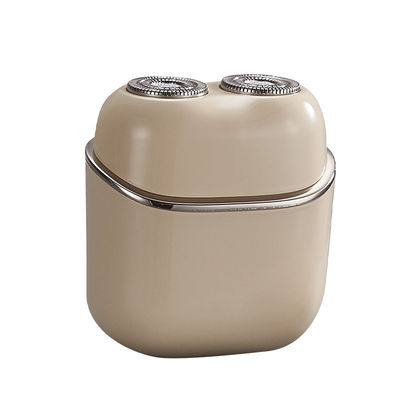 Taşınabilir Mini Çift Başlı Elektrikli Tıraş Makinesi, Erkekler için Manyetik Yüzer Tasarımlı, Tamamen Yıkanabilir