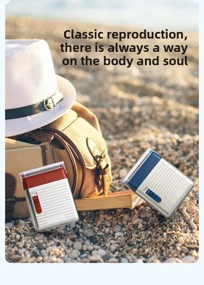 ANBOLIFE Mini taşınabilir elektrikli tıraş makinesinin 60 dakikalık çalışma süresi 1 yıllık garanti ve 5W güçlü USB şarj edilebilir tıraş makinesi