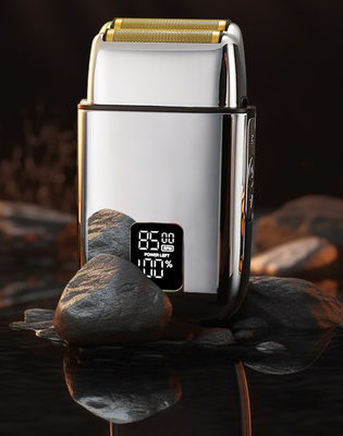ANBOLIFE Retro Metal Şarj edilebilir Vücut Tıraş Tıraş Makası IPX5 Su geçirmez 90 Dakikalık Çalışma Süresi ve 600mAh Pil