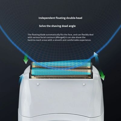 1200mAh Pilli ve Dijital Ekranlı Şarj Edilebilir Elektrikli Tıraş Makinesi Erkek Bakımı İçin