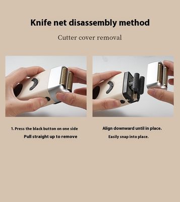 1200mAh Pilli Şarj Edilebilir Elektrikli Tıraş Makinesi, Yedek Parçalar ve Plastik Gövde ile Erkek Yüz Tıraşı İçin