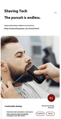 Erkek vücudu tıraş etmek için plastik koruma ile 5V Power Twin Blade Electric Razor